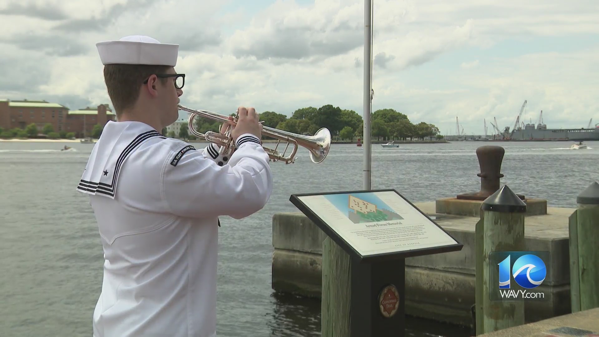 Norfolk Memorial Day Ceremony Wavy