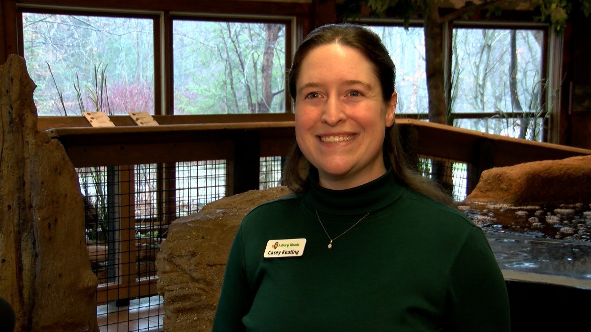 Asbury Woods’ employee a certified interpretive guide WJET