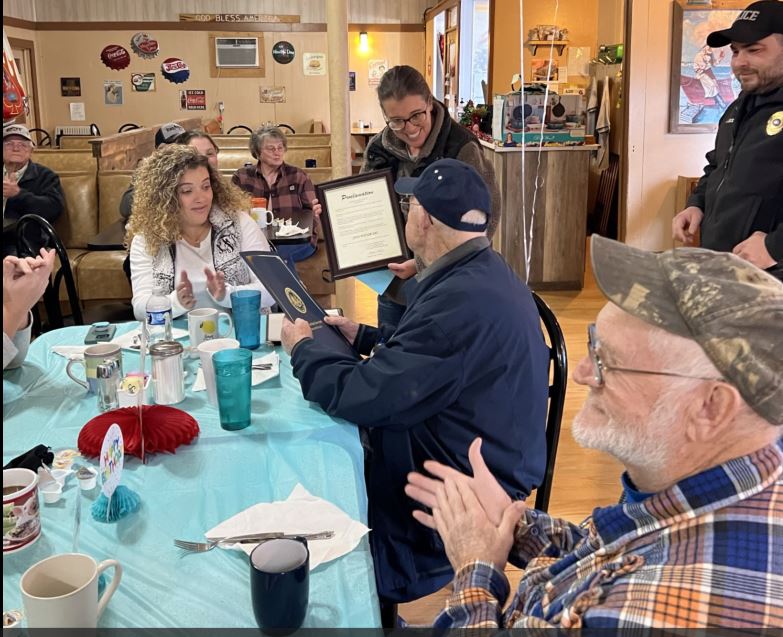 It’s a special day for this 100yearold man from Hundred, West